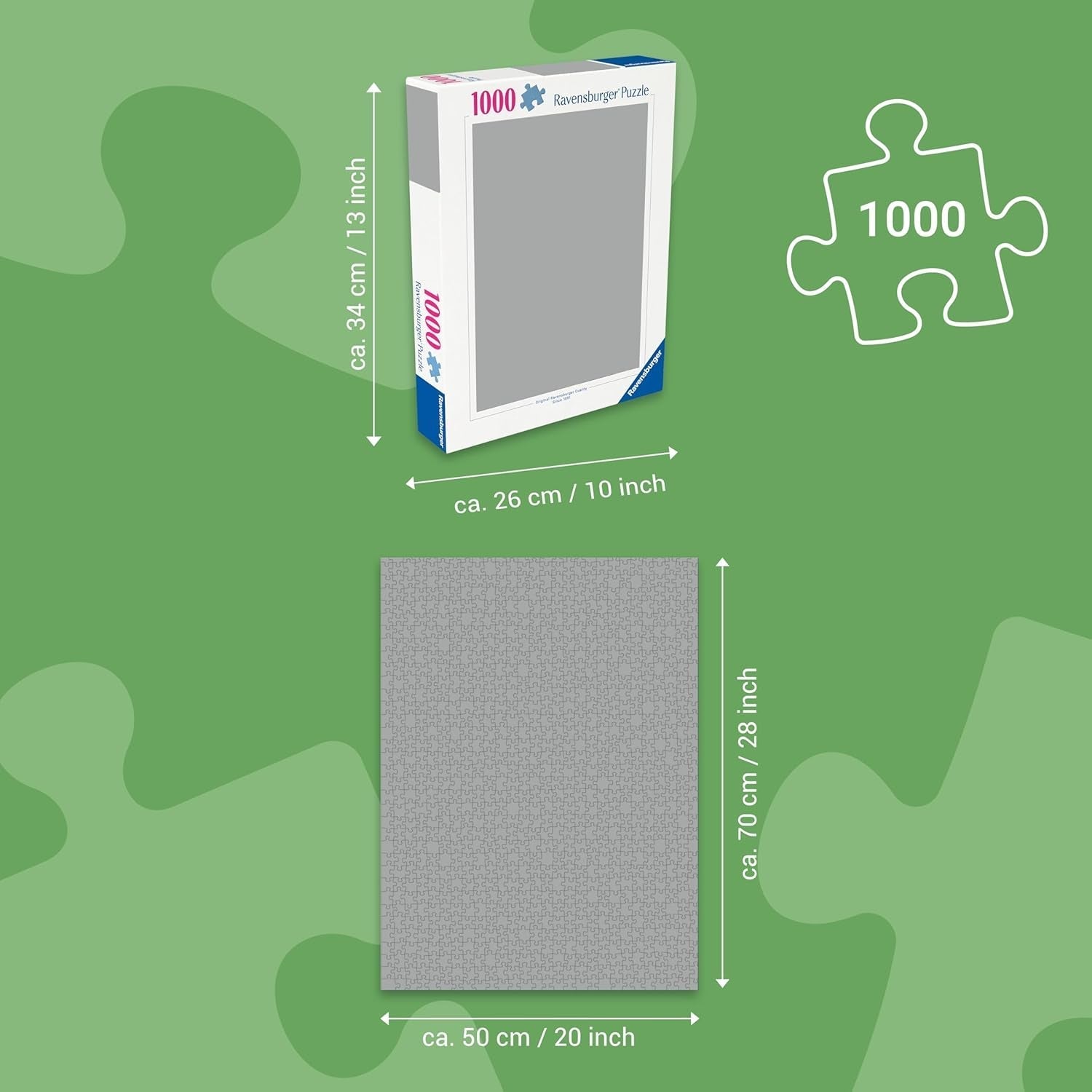 Ravensburger Puzzle 12000459 - Cerbul Magic - Puzzle de 1000 de piese pentru adulți și copii de la 14 ani, puzzle cu motiv de cerb Puzzle Naty Shop