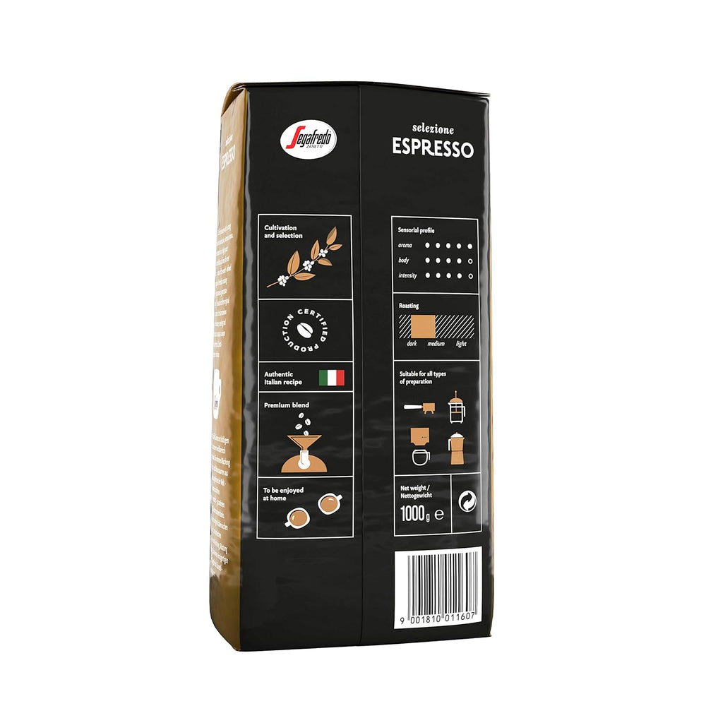 Segafredo - Sélection de grains d'espresso - 8x 1 kg