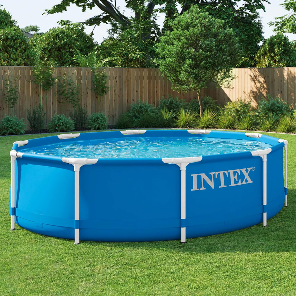 Piscine à ossature métallique 3 m x 76 cm avec pompe à filtre 4485 litres Bleu 305 x 76 cm 28202UK
