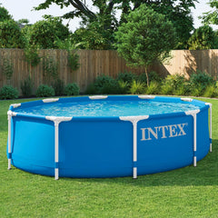 Piscine à ossature métallique 3 m x 76 cm avec pompe à filtre 4485 litres Bleu 305 x 76 cm 28202UK