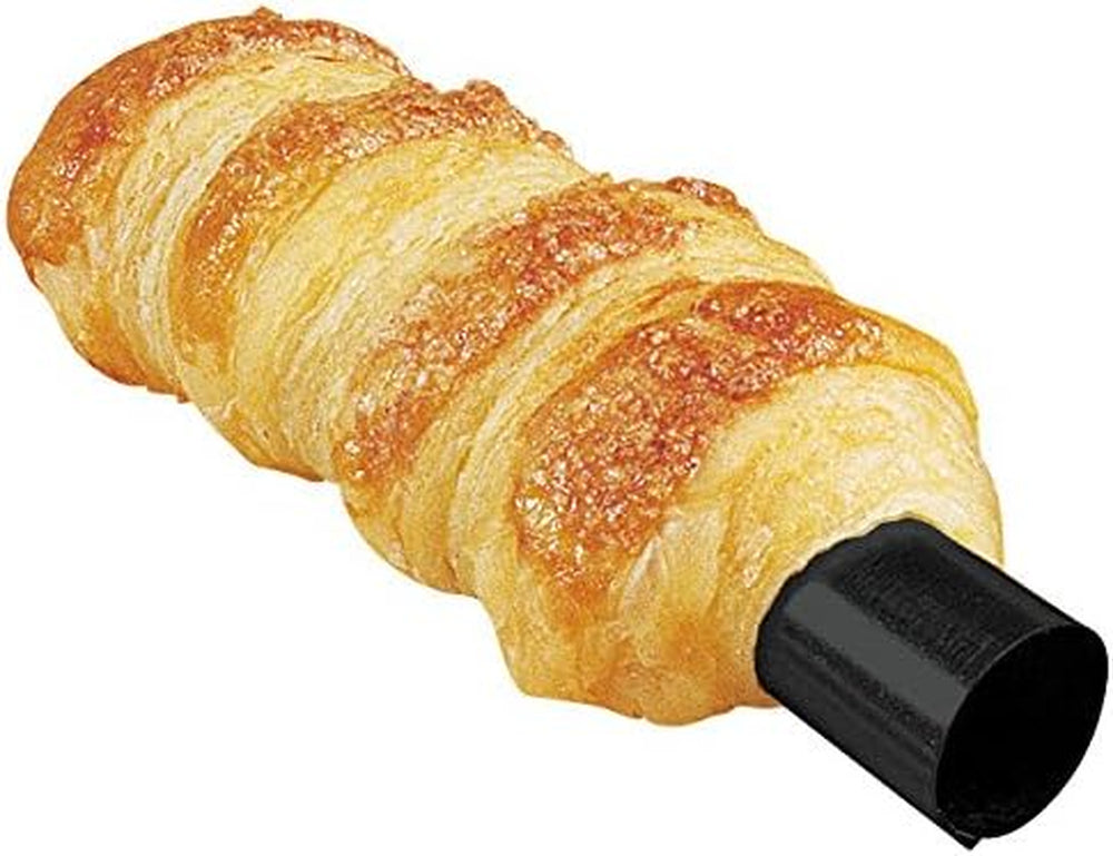 Zenker Cream Roll Set - Moules à pâtisserie haut de gamme pour de délicieux petits pains à la crème, résistants à la chaleur jusqu'à 230°C, avec boîte de rangement pratique, 6 pièces, noir