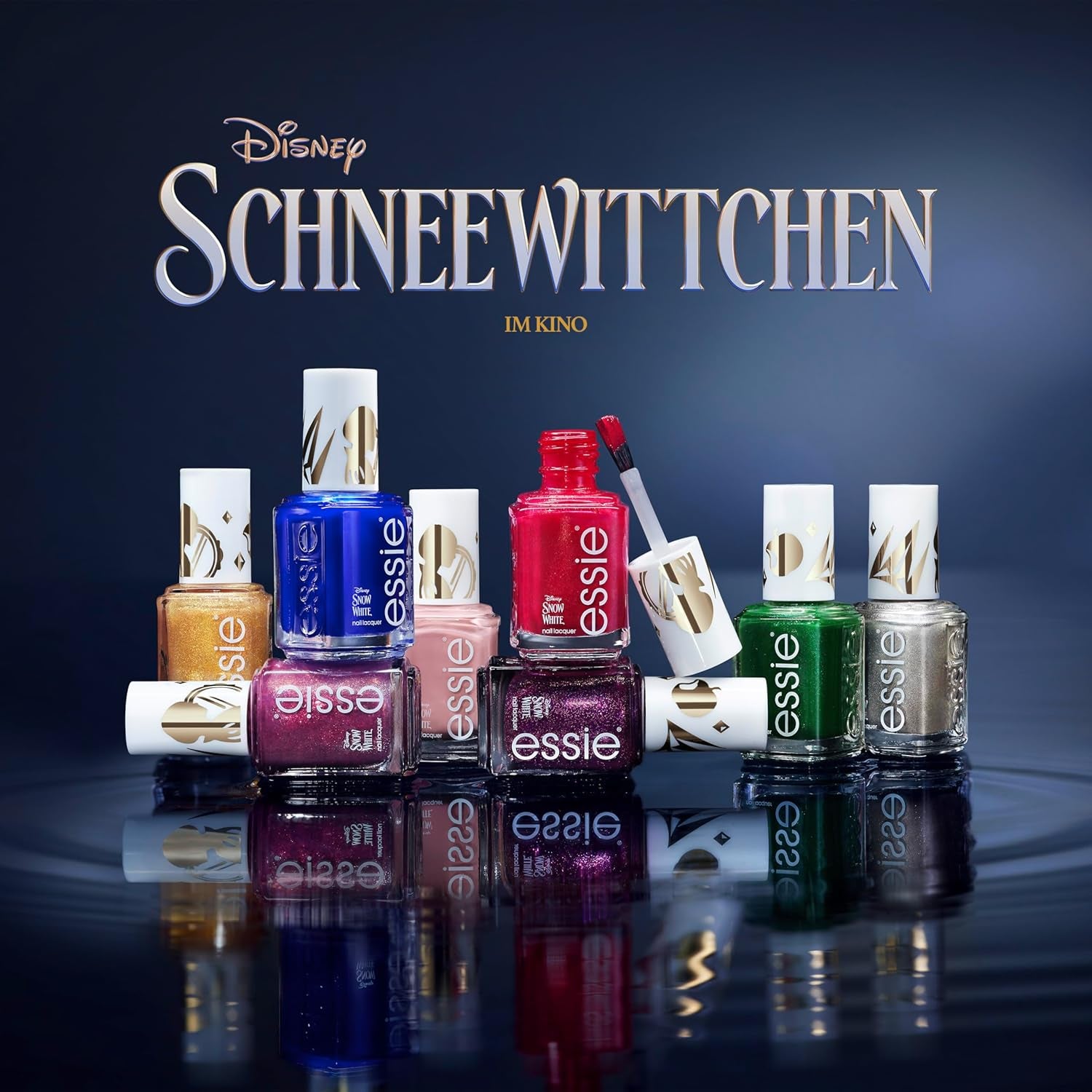 Essie Nagellack – N° 1004 Saisir la couronne, vert, manucure professionnelle dans l'édition schneewittchen limitée, farbintensive, 13,5 ml
