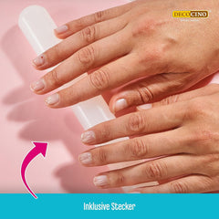 Twister DECOCINO – 3 pièces, longueur env. 23 cm – avec revêtement antiadhésif, convient comme rouleau à pâtisserie pour étaler de la pâte d'amande, de la pâte florale et du fondant.