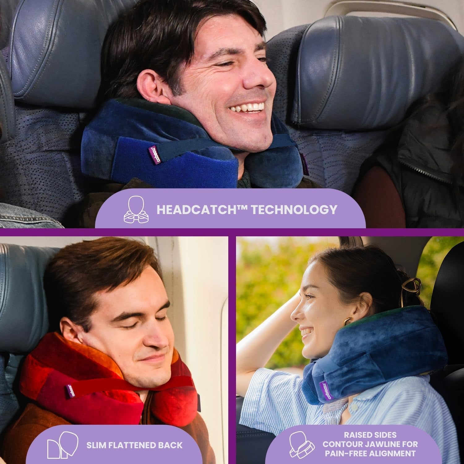 Cabeau Evolution Earth - Oreiller cervical 25 cm Oreillers de voyage Naty Shop