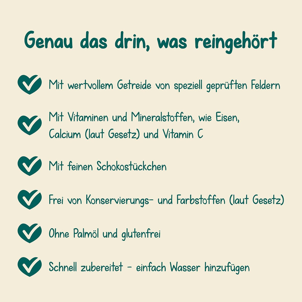 Milupa Stracciatella Milk Porridge - Céréales pour bébé sans gluten, sans huile de palme - Sans conservateurs ni colorants - Dès 8 mois - 4 x 400 g