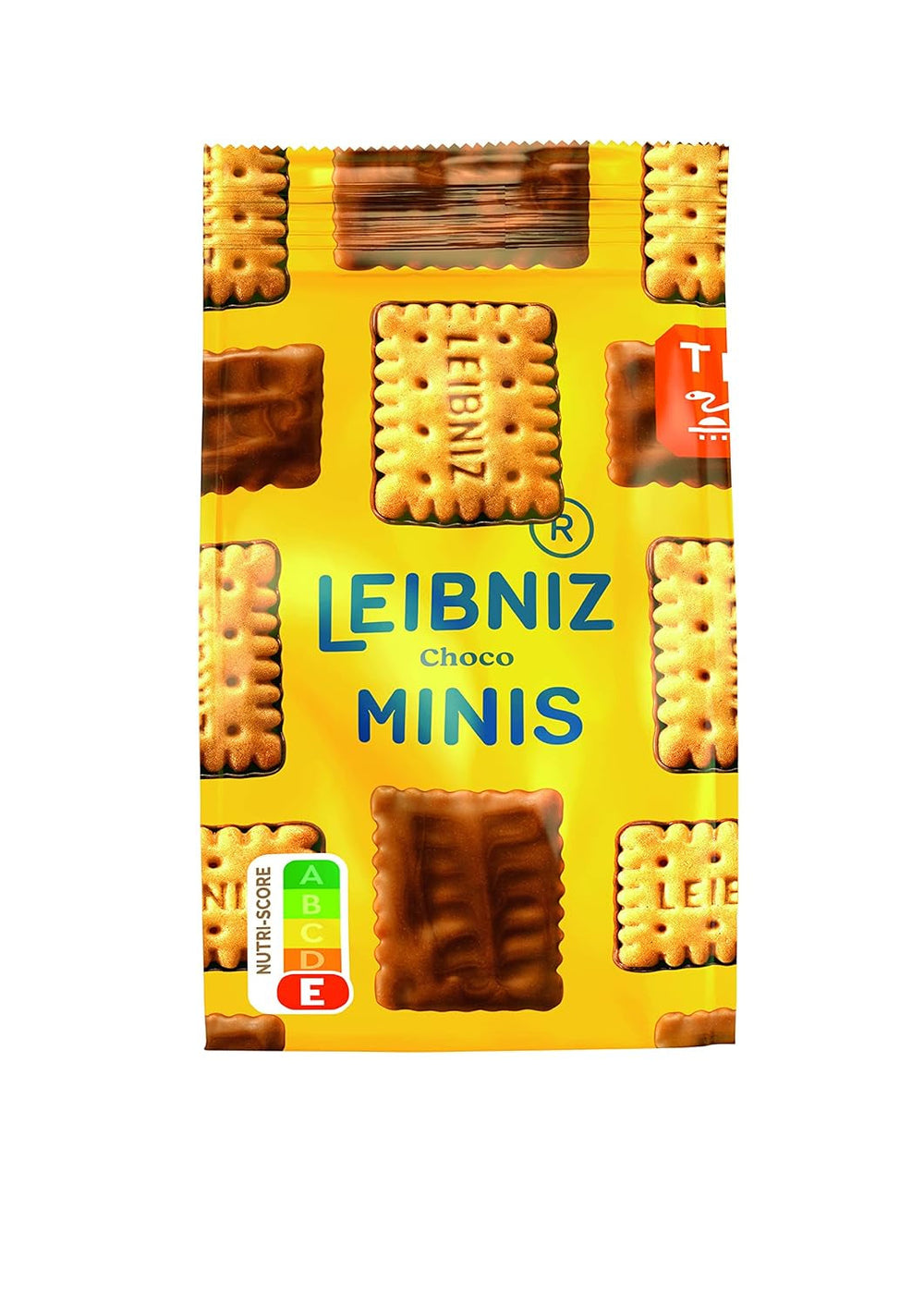 Leibniz Minis Choco Lot de 12 petits biscuits croquants au chocolat au lait en vrac pour le stockage ou la vente (12 x 125 g)