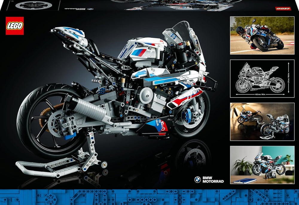 LEGO Technic BMW M 1000 RR Motorrad-Modell, Modellbausatz für Erwachsene, Set als Geschenk zum Basteln für Männer und Frauen, als Home- oder Büro-Deko 42130