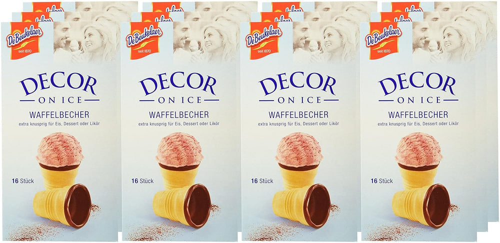 Debeukelaer Decor on Ice - Paquets de gaufres, paquet de 12 (12 x 60g)