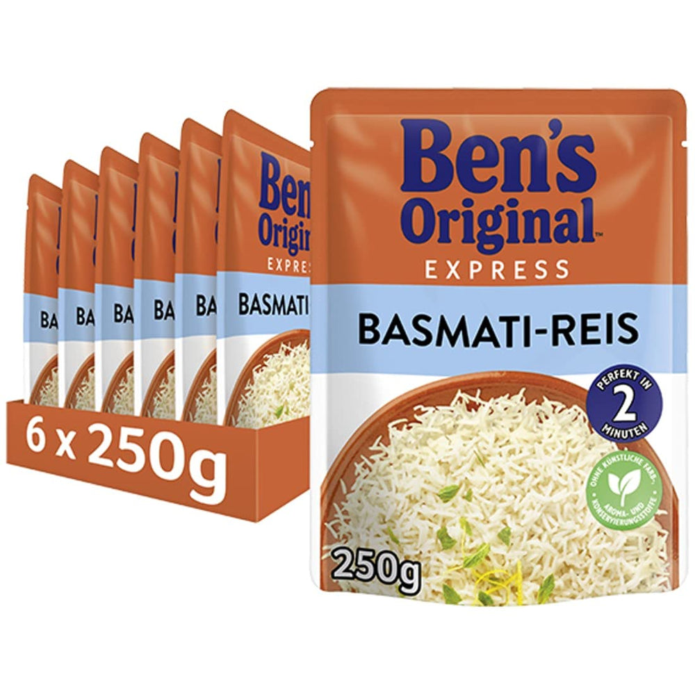 BEN'S ORIGINAL™ Riz basmati express 6 x 220 g
