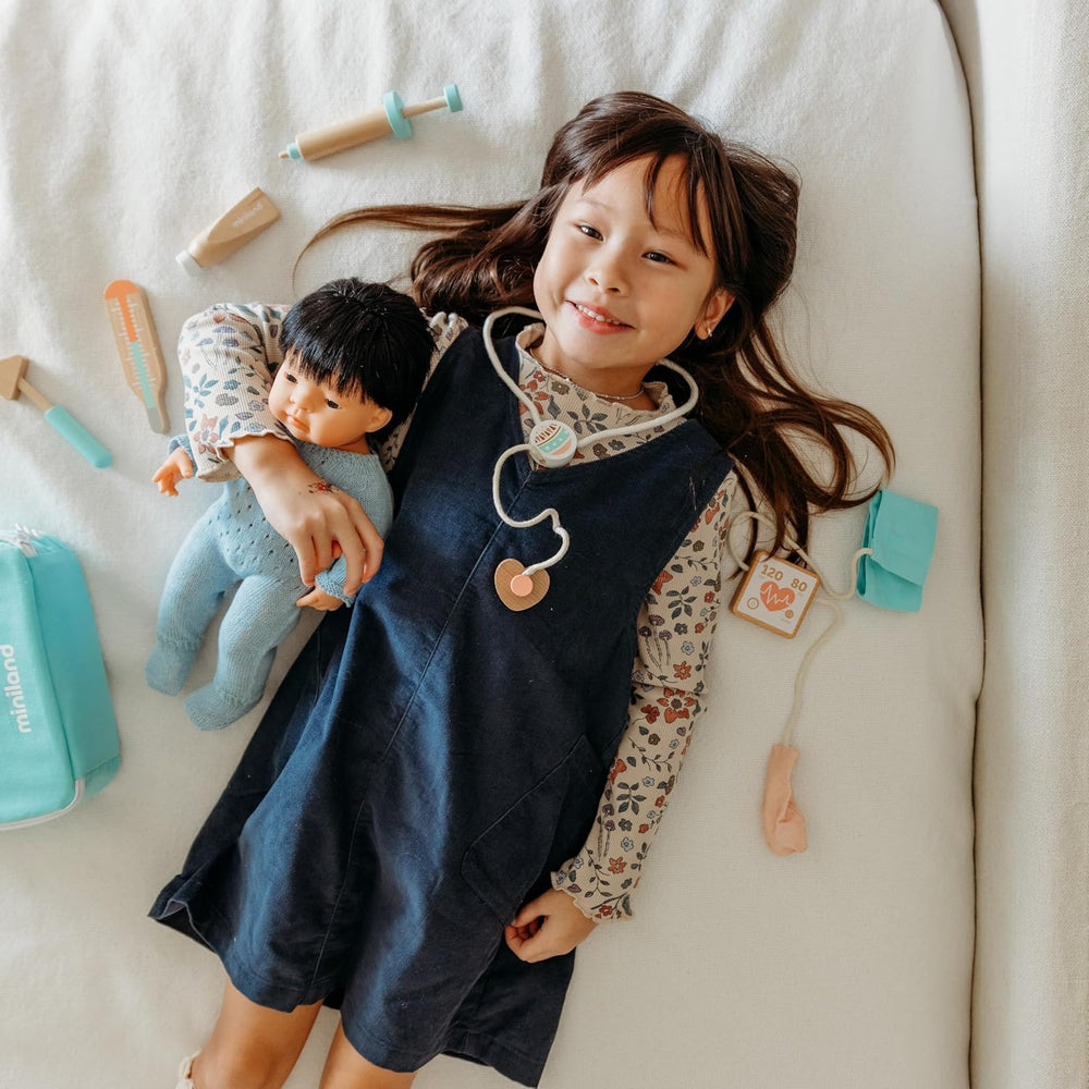 Miniland Baby Doll Garçon Asiatique 38cm-31055