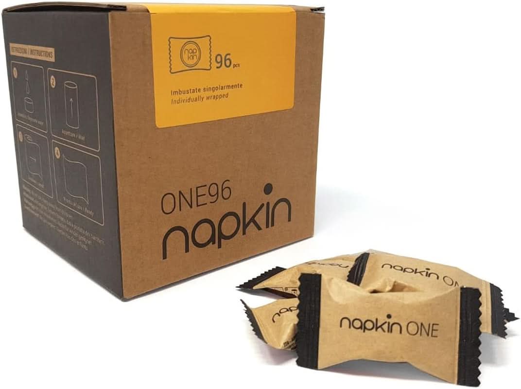 Lingettes nettoyantes compressées CREHO ONE 96 Lingettes Humides Bébé Naty Shop