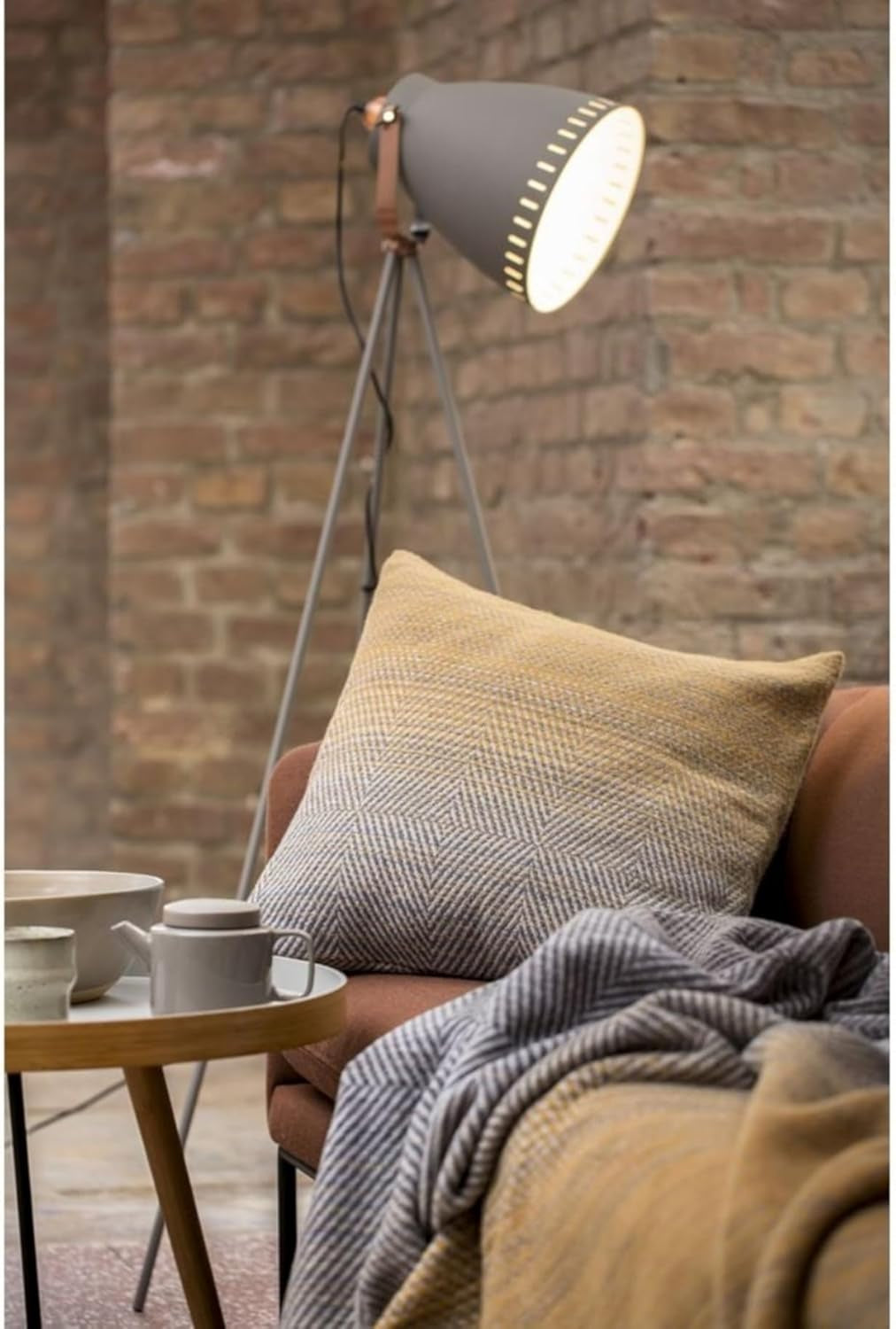 David Fussenegger Pătură de bumbac 150X200 Cm Pătură cu model Gradient de culoare Fluffy Paturi si Cuverturi David Fussenegger