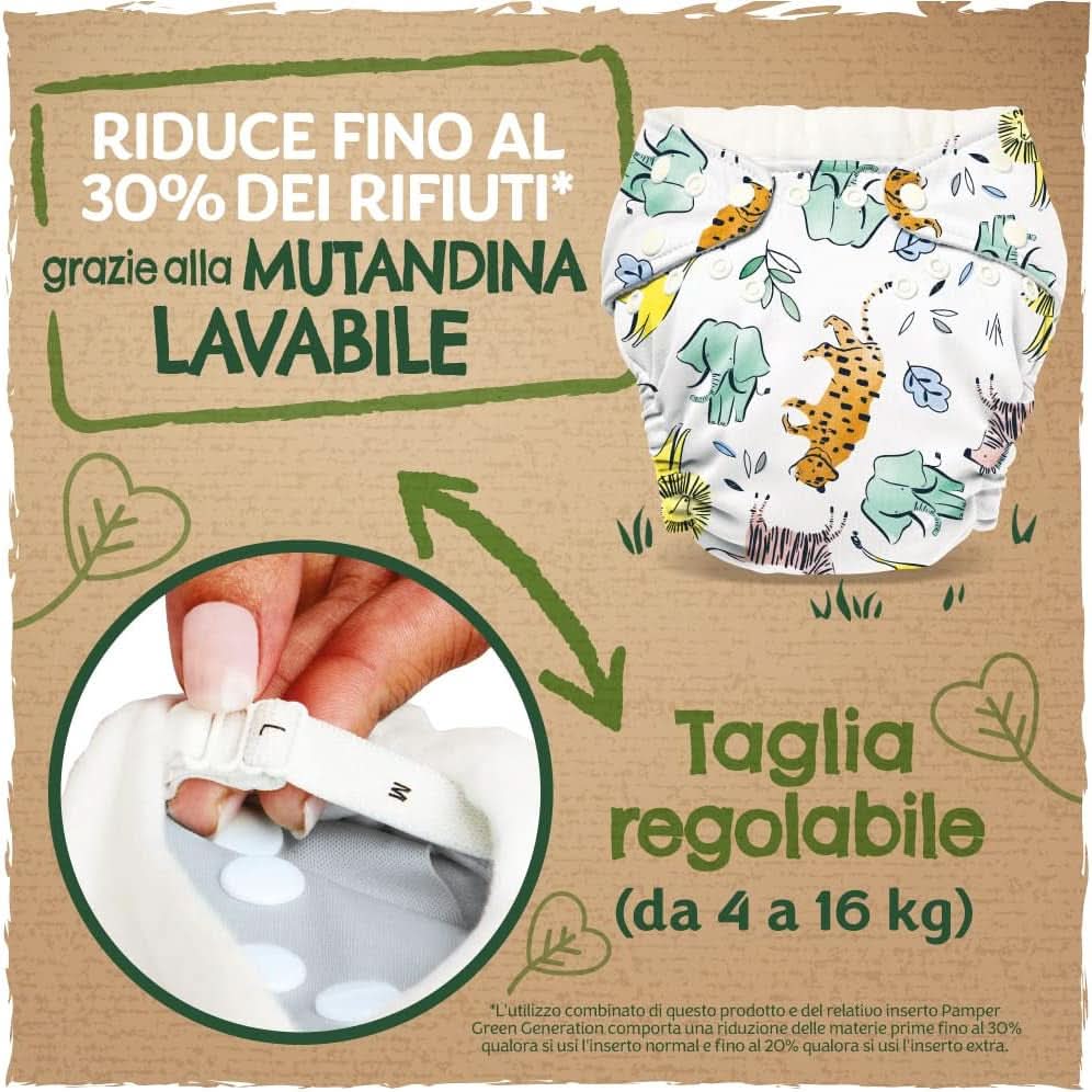 Pampers Green Generation Extra, 4 - 16 kg, blanc, 120 pcs Mère et Enfant Naty Shop