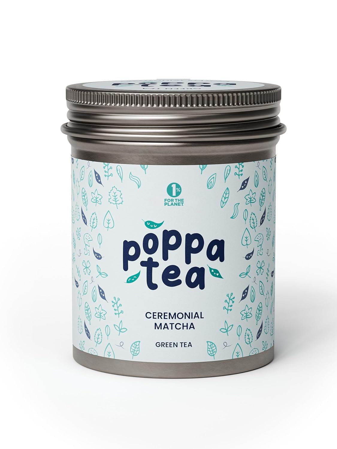 Poppatea Matcha Tea - Ceremonial - Frunze de ceai verde japonez (pungă de reumplere de 50 g, Matcha cu Chai)