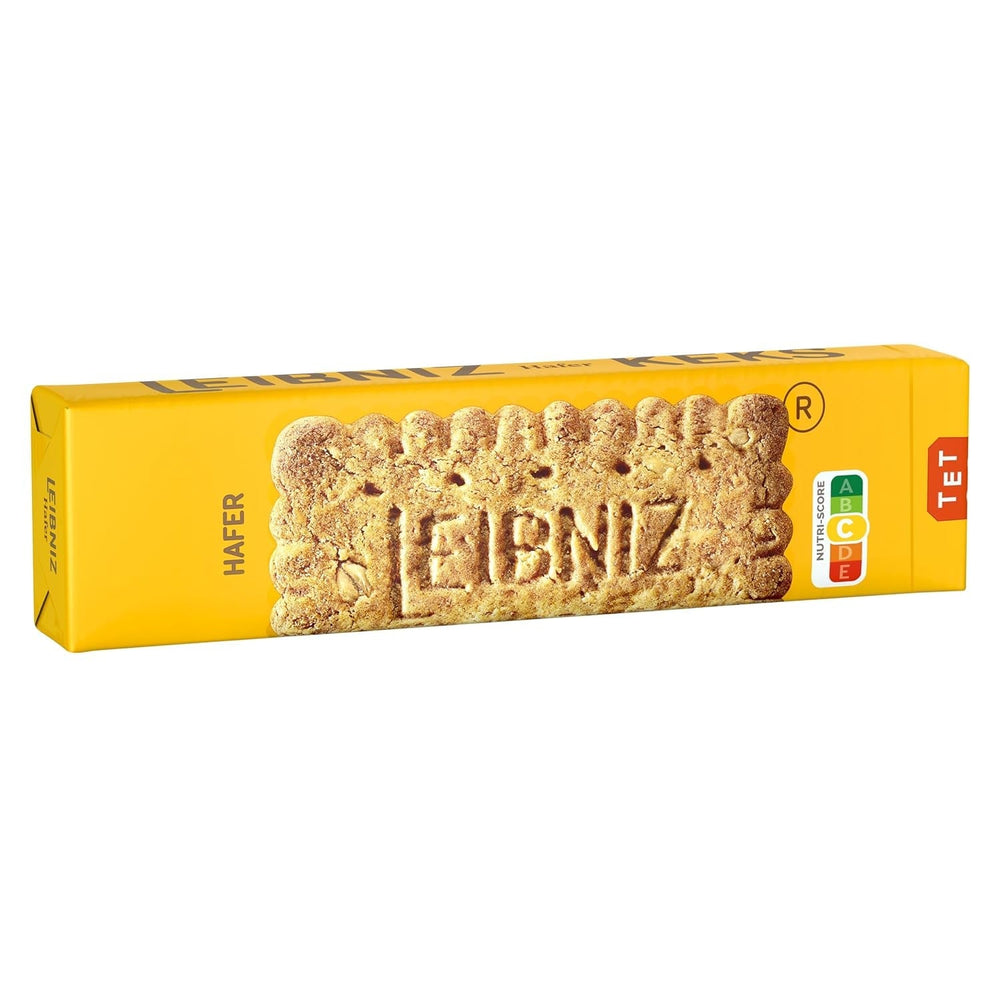LEIBNIZ Biscuiți cu ovăz, 230 g, Biscuiți crocanți copți cu ovăz și grâu (1 x 230 g)