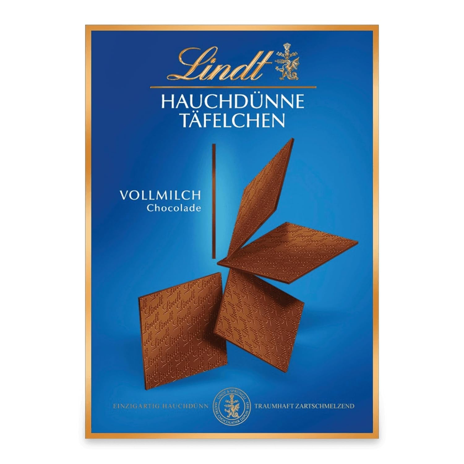 Barres de chocolat noir ultra-minces Lindt Chocolate | 125g | Barres ultra fines du meilleur chocolat noir | Particulièrement fin et fin | Cadeau chocolat (1 paquet)