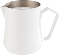 APS 10361 Chope à lait universelle, en acier inoxydable, peinture électrostatique blanche, 0,5 litre