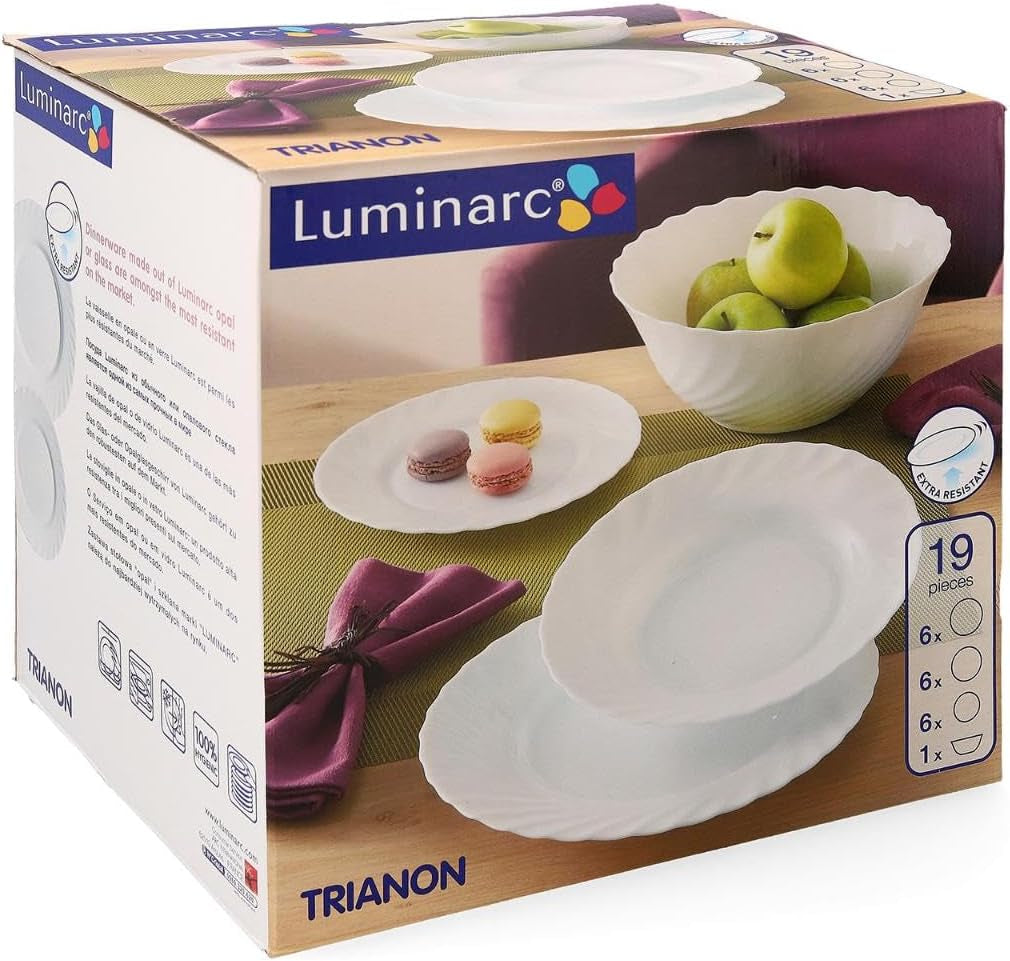 Service de table Dajar, blanc