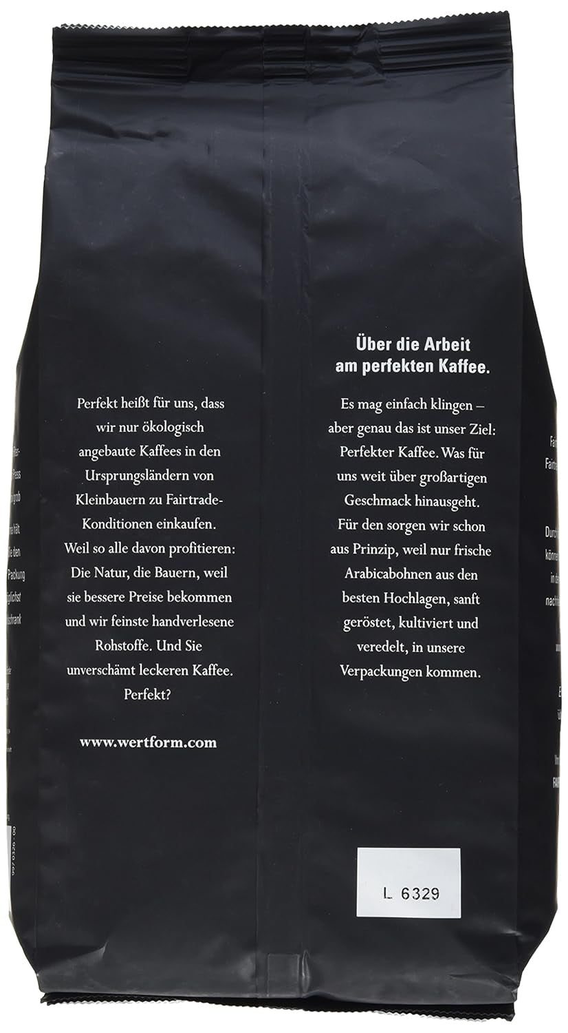 Bio FT Naturland Röstkaffee Arabica Cream, 1kg Ganze Bohne