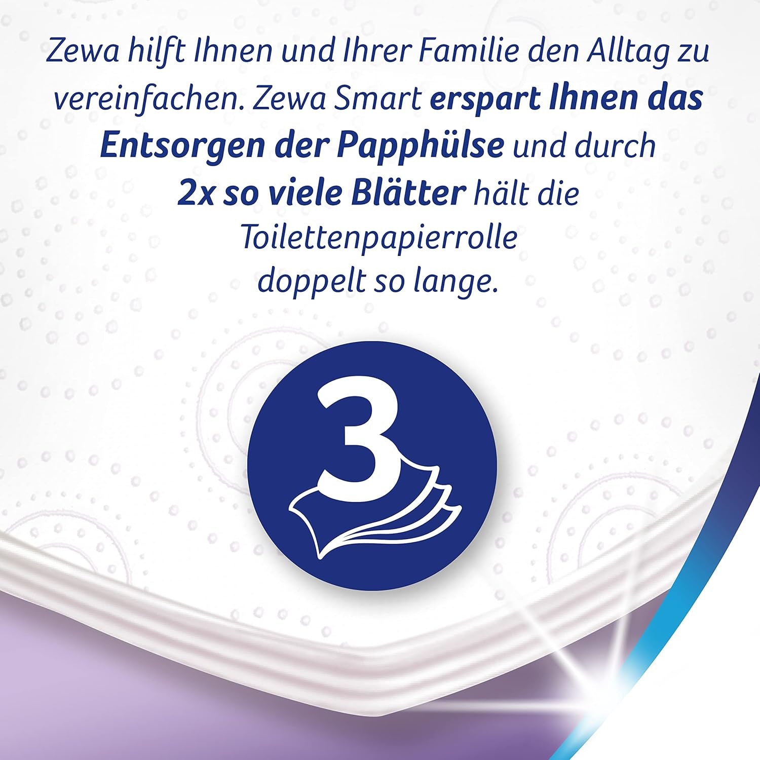 Zewa Smart hârtie igienică fără manșon, pachet vrac cu 36 de role (9 X 4 X 300 foi)
