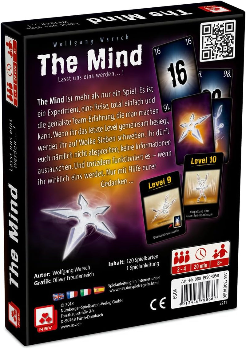 NSV - 4059 - THE MIND - Jeu de cartes