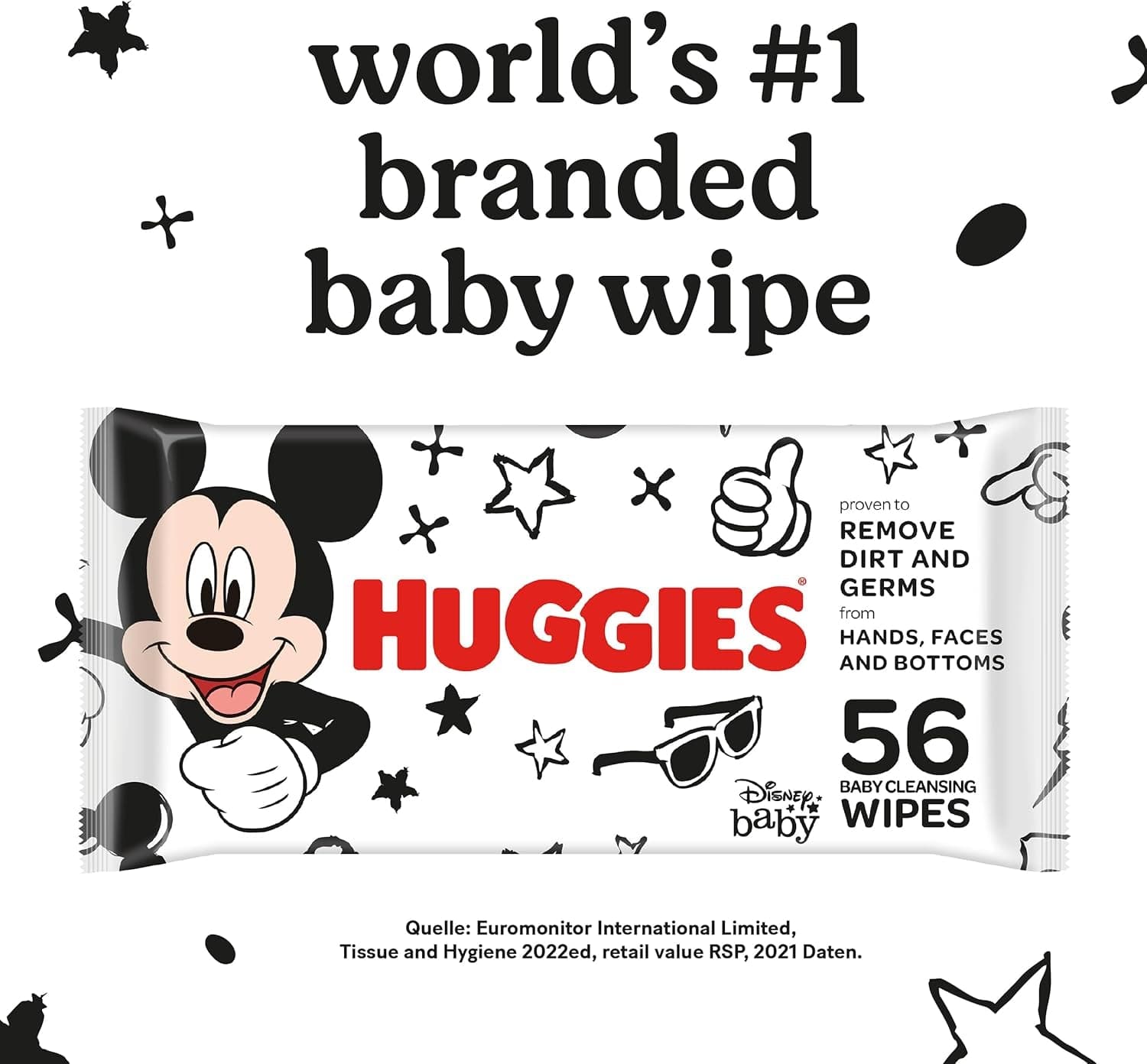Huggies Baby Wipes Disney, pentru tot corpul Servetele Umede Bebelusi Naty Shop