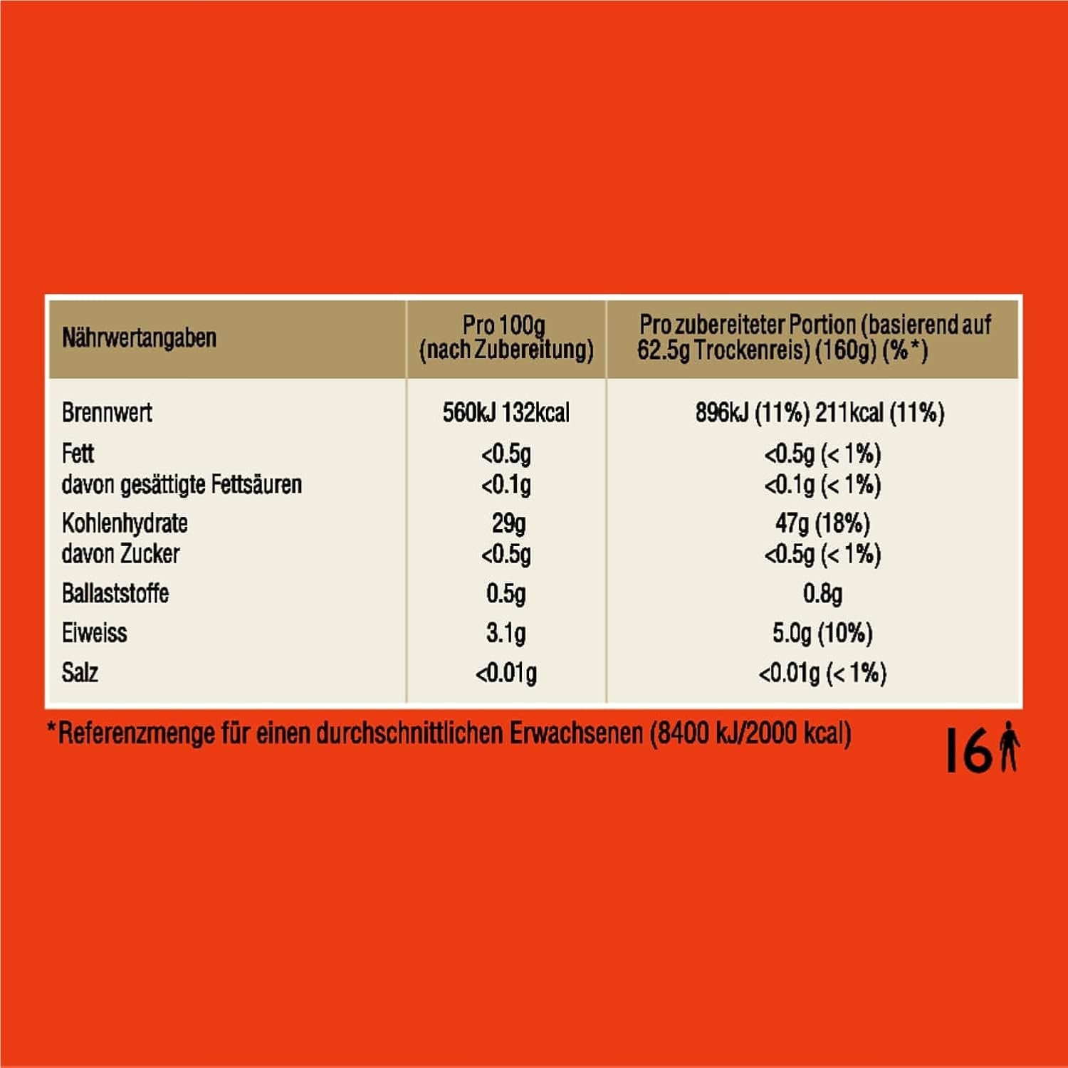Ben's Original Riz Basmati, faire bouillir dans un sac pendant 10 minutes, 6 paquets (6 x 1 kg)