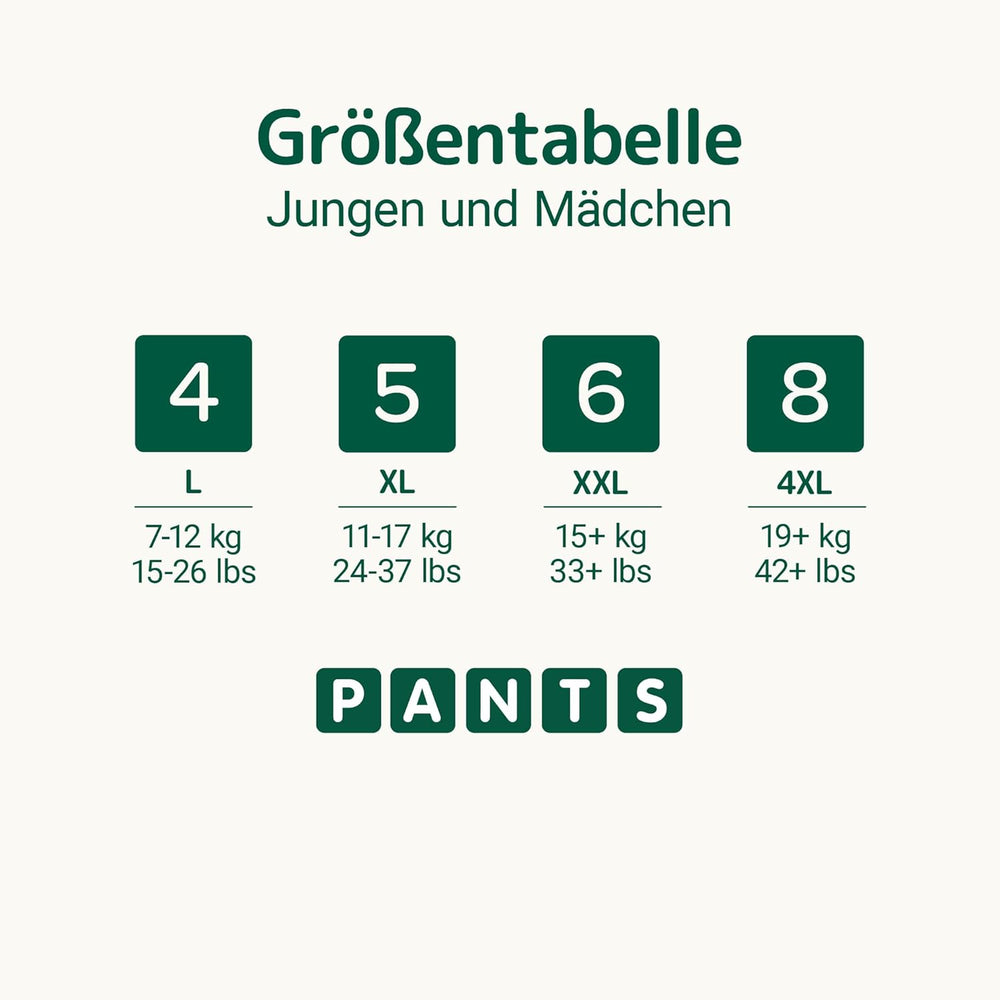 Couches Bambo Nature, taille 5 (11-17kg) - Boîte mensuelle de 95 | Couches avec protection améliorée contre les fuites | Confort et liberté ultimes pour les enfants actifs | Couches testées dermatologiquement