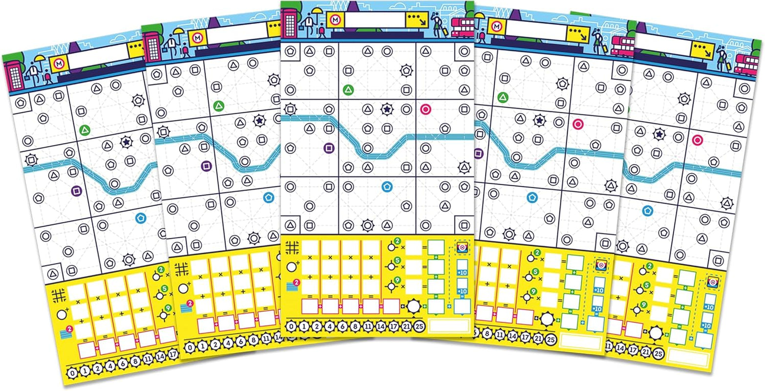 HCM Kinzel - Prochaine gare de Tokyo | Suite du jeu nominé | Flip & Write - Nouvelles lignes de métro pour le tourisme de Tokyo | Compétence et stratégie | Allemand | 55214
