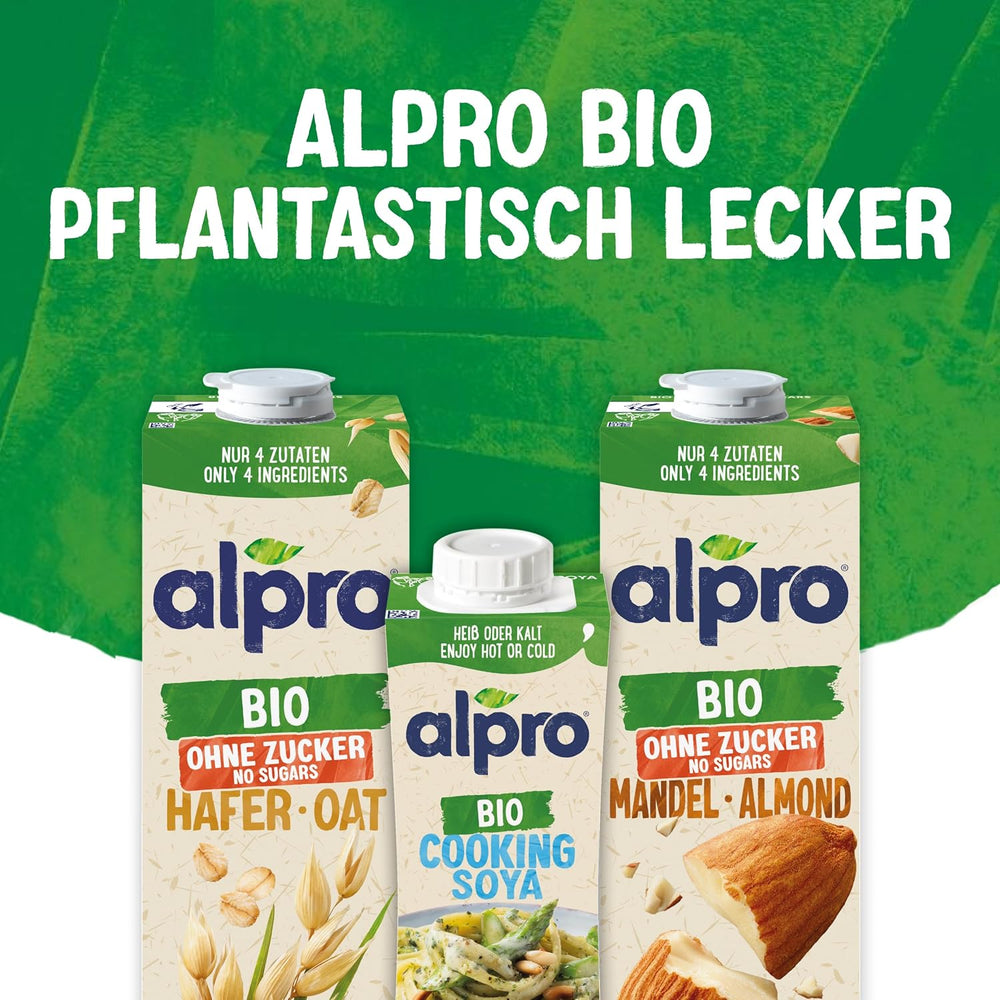 Alpro Bio Cooking Soya – Crème de Koch Vegan Bio – 15 x 250 ml