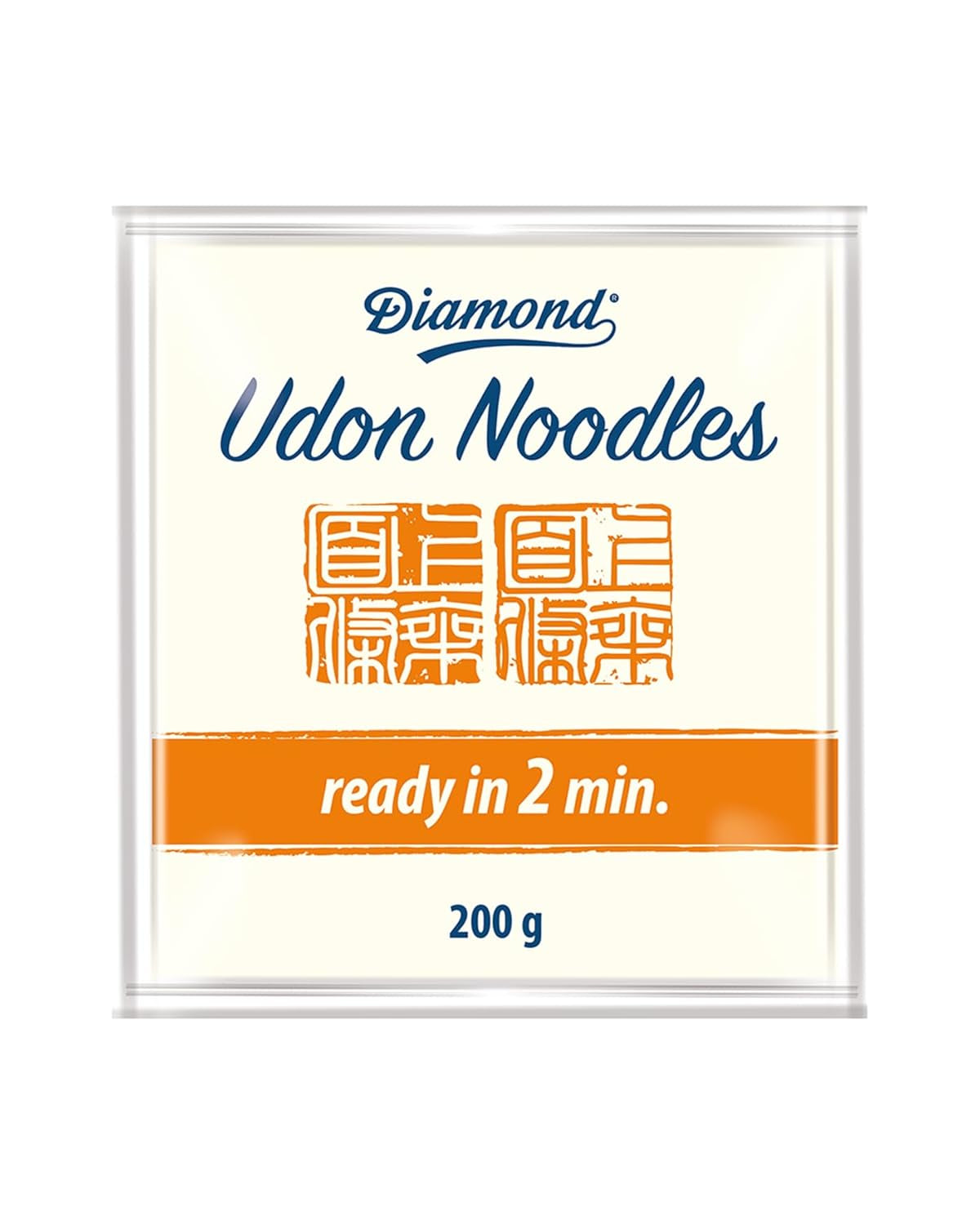 Nouilles Udon DIAMOND, préparation simple et rapide, végétarienne, vegan - 1 x 200 g