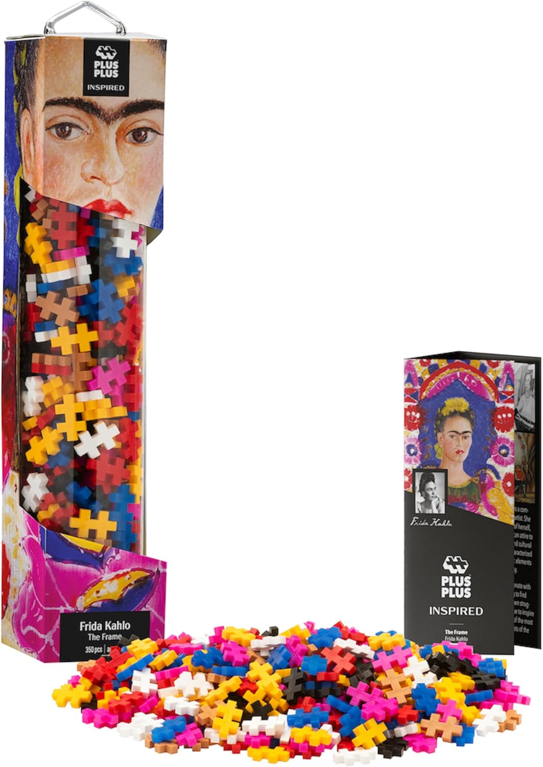 Plus-Plus 5163 Geniales Konstruktionsspielzeug, Sonnenblumen von Vincent Van Gogh, Inspired-Edition, Kreativ-Bausteine ​​​​Tube, 350 pièces, Tournesols