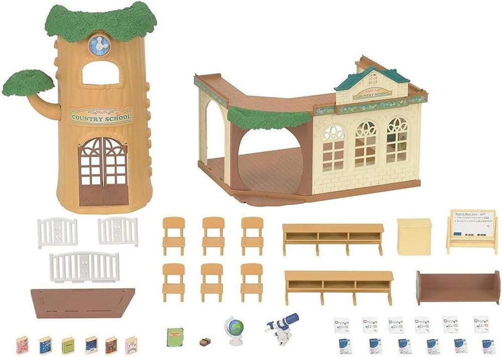 Sylvanian Families 5105 École d'Oak Grove - Ensemble de jeu pour maison de poupée