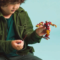 LEGO Marvel Iron Man Mech contre. Ultron - Jouet de super-héros avec 2 figurines - Figurine avec bras, jambes et doigts mobiles - Cadeau pour garçons et filles à partir de 6 ans 76307 Besuche den LEGO-Store Building Sets