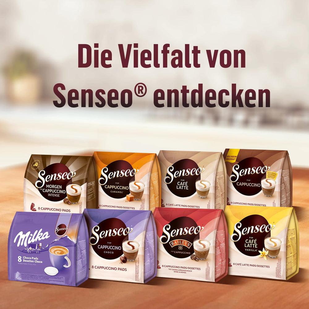 Senseo Pads Cappuccino, Vorratspackung, 5 x 16 Getränke, 80 Kaffeepads