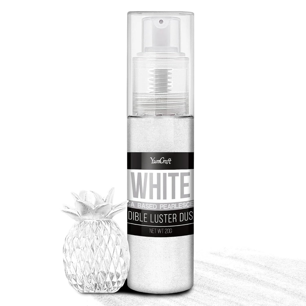 Spray pailleté comestible, 20 grammes Naty Shop Blanc