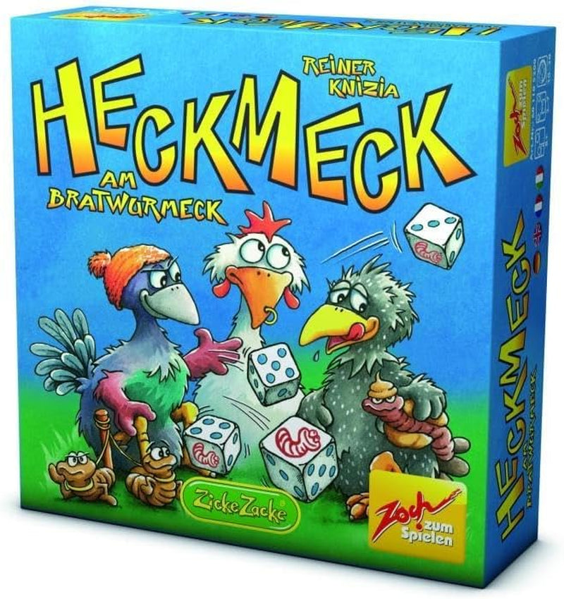 Zoch 601125200 – Heckmeck am Bratwurmeck – le jeu de dés turbulent dans le cadre de poulet populaire pour les oiseaux intelligents qui ont senti le ver bratwurmeck, à partir de 8 ans