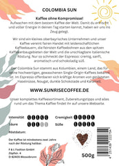 Probierset Espressobohnen 500g Colombia Sun et 500g World of Arabica Ganze Bohnen Geschenk-Set, mittelkräftig geröstet, 1kg