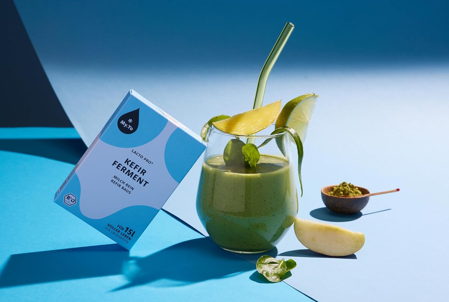 Bio Kefirferment Lacto Pro – 6x5 g – Starterkulturen für 30 L self-gemachen Kefir – ohne Pilz – DE-ÖKO-013 certifié