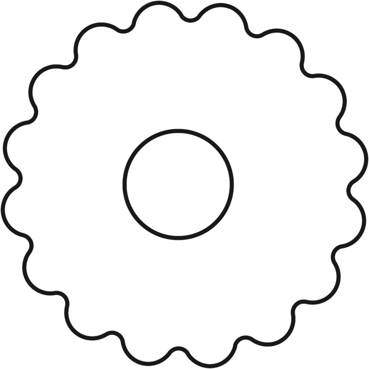 Emporte-pièce Linzer original avec éjecteur, emporte-pièce avec trou de 5 cm, emporte-pièce de Noël, biscuits, biscuits et moule à fondant