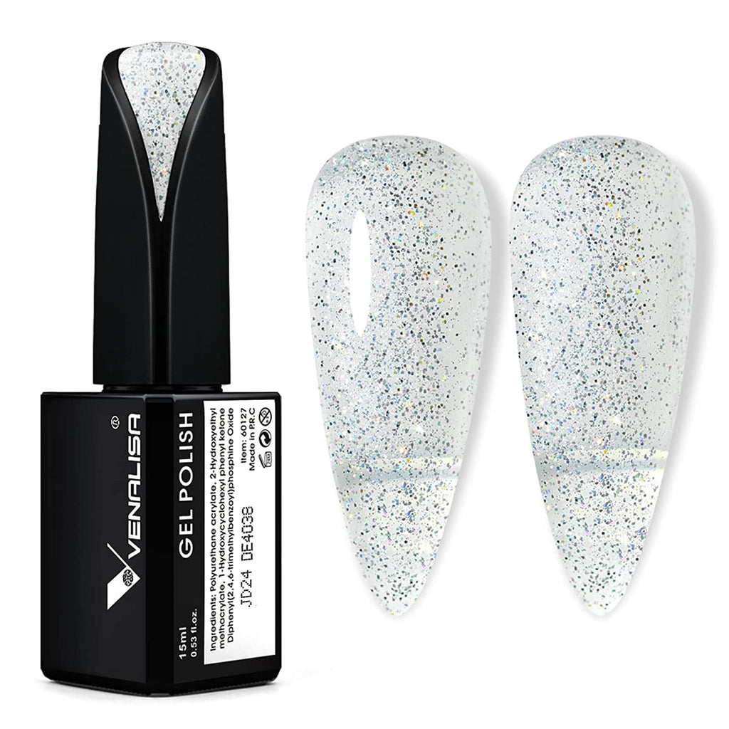 VENALISA Oja UV Coral Orange 15ml Oja Gel Pentru Lampa UV De Unghii Transparent Coral Orange Oja Gel Modele De Unghii Pentru Design De Unghii DIY