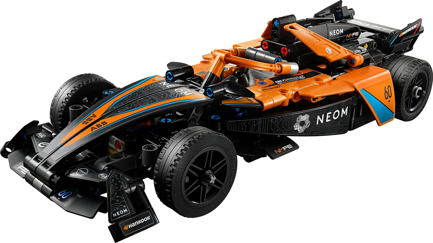 LEGO Technic NEOM Mclaren Formula E Racing Car, jouet de voiture de course pour garçons et filles de 9 ans, kit de modèle de voiture, décoration de chambre d'enfant, idée cadeau d'anniversaire 42169 Ensembles de construction Beuche den LEGO-Store
