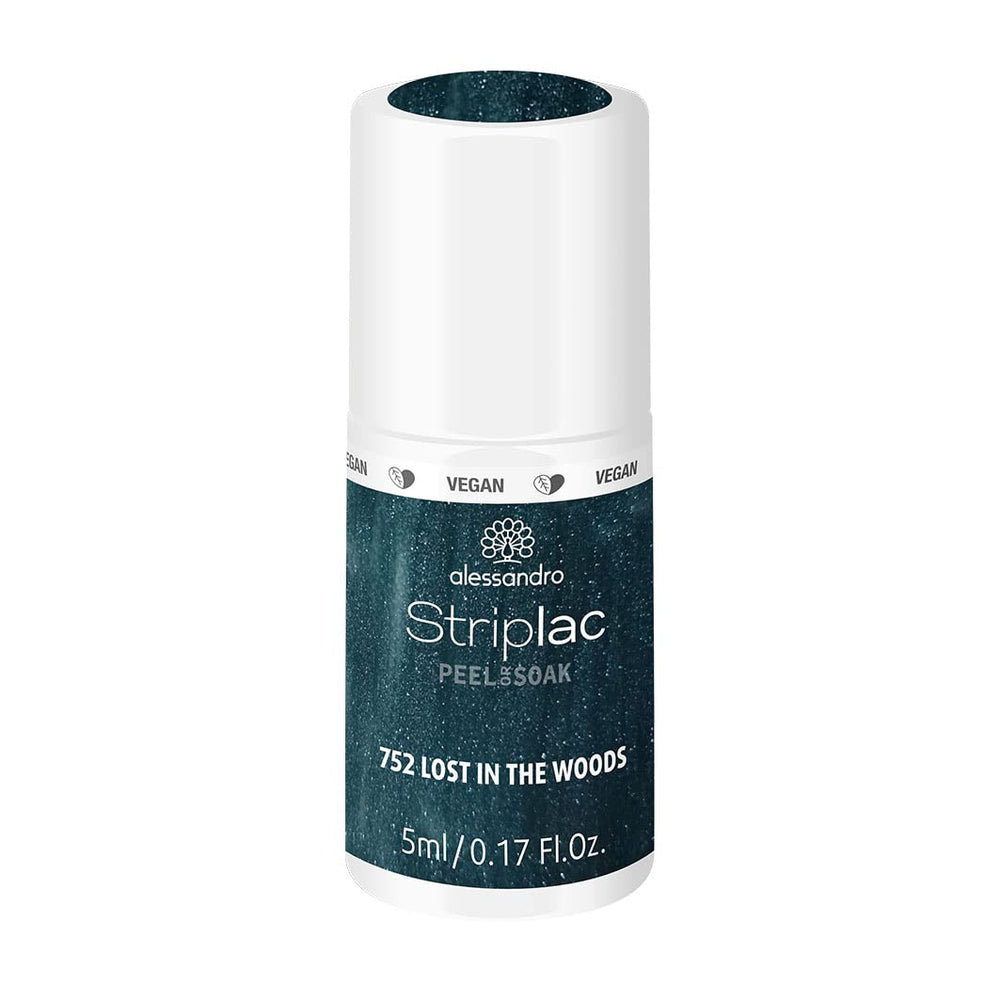 alessandro Striplac UV-Nagellack Flat White – Facile et facile à utiliser – Application facile grâce à la technologie Peel-Off – Vegan et sans alcool – 8 ml
