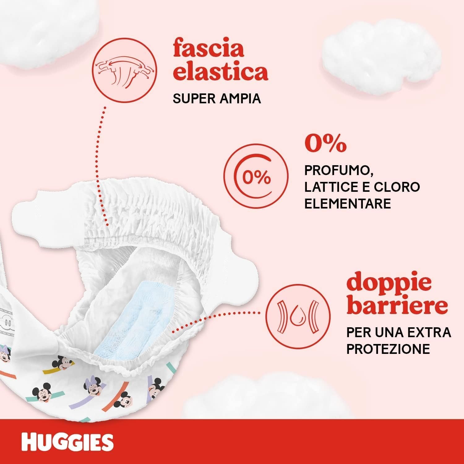 Couches Huggies Ultra Comfort, taille 3 (4-9 kg), design Disney, 168 pièces