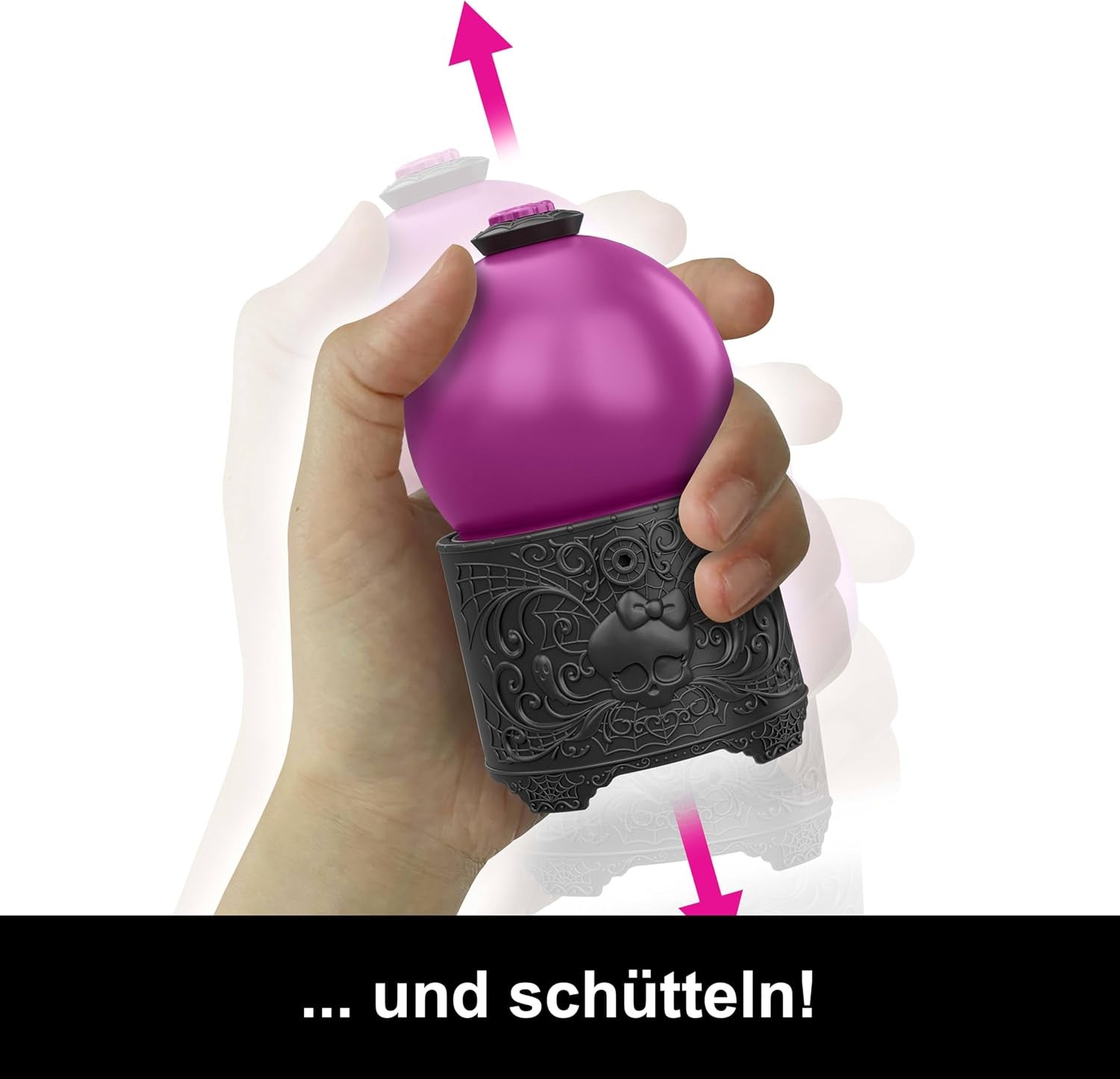 Monster High Zaubertränke Kristallkugel-Minipuppen, ca. 8 cm große Überraschungsfiguren mit Water Reveal, Talismanen und Schicksalskarte (Figuren können abweichen), JCX99
