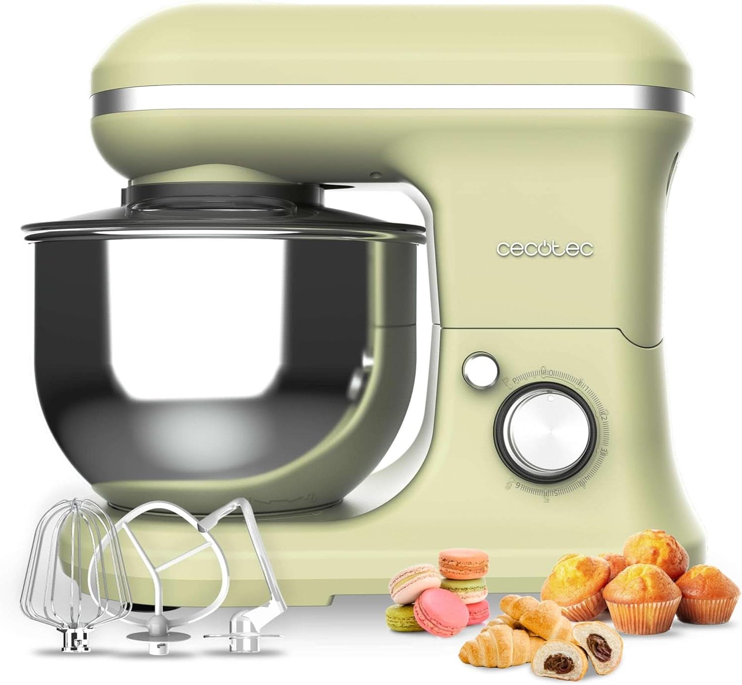 Robot culinaire Cecotec Cecomixer Compact, 1000 W Naty Shop Green 5 fonctions