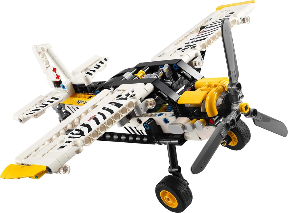 Jouet de construction d'avion à hélice LEGO Technic pour enfants, cadeau pour garçons et filles de 8 ans, moteur à piston 4 cylindres, modèle d'avion à hélice rotative 42198 Ensembles de construction Besuche den LEGO-Store