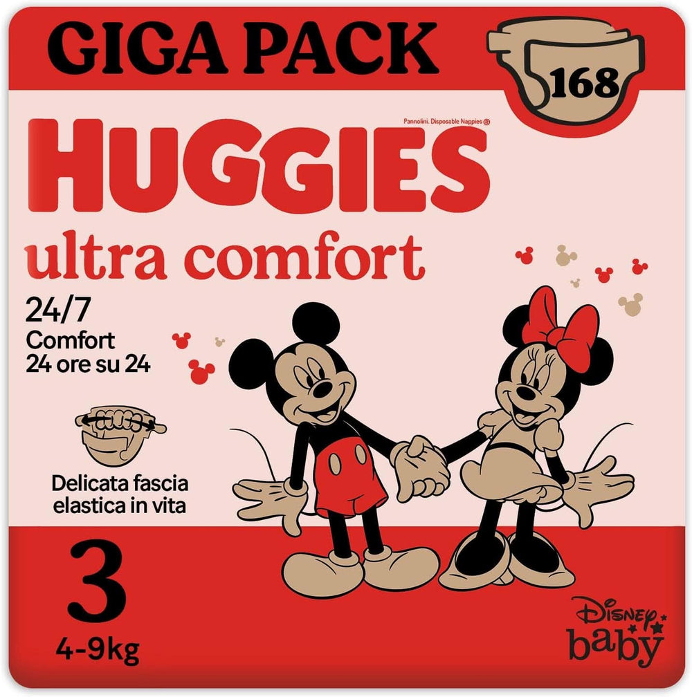Huggies Ultra Comfort, couches taille 5 (11-25 kg), design Disney, 126 pièces Mother and Baby Naty Shop 3 (168 pièces)
