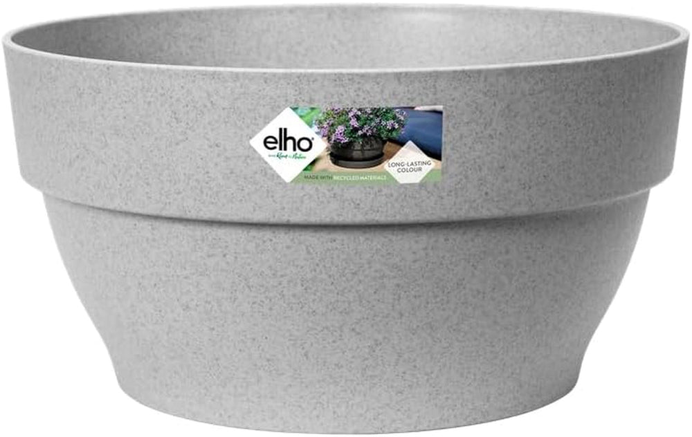 elho Vibia Campana Bowl 27 - Ghiveci de flori pentru exterior - Ø 27,0 x H 14,0 cm - Negru/Antracit