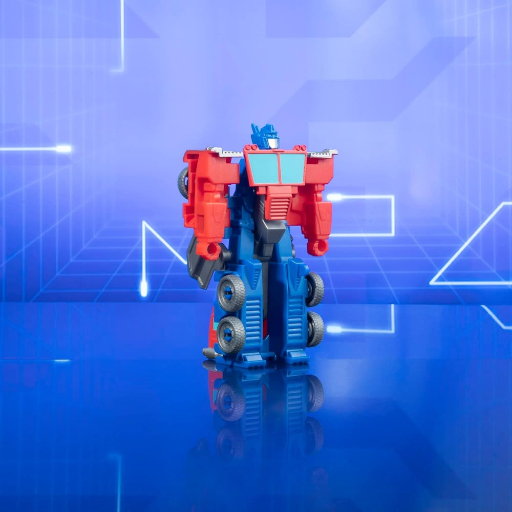Transformers Earthspark Figurine à bascule en 1 étape Optimus Prime (10 cm) Jouet robot à partir de 6 ans Figurines d'action Naty Shop